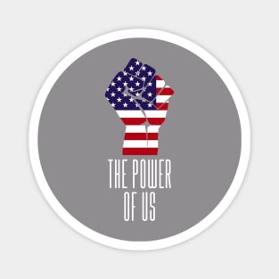 The power of US American flag Magnet